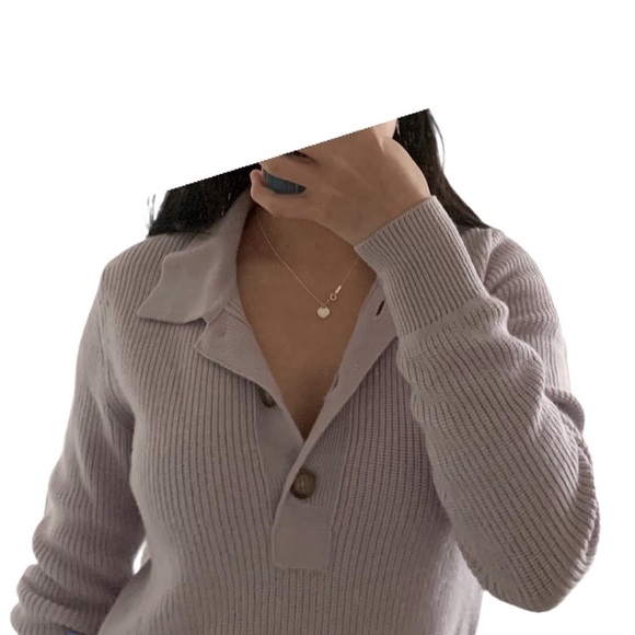 Aritzia Wilfred Jeanine Sweater in Lilac Size XXS-S - Picture 1 of 5